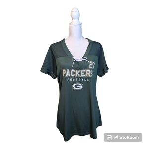 GREEN BAY PACKERS #27 LACEY WMNS Jersey Style Shirt 2XL